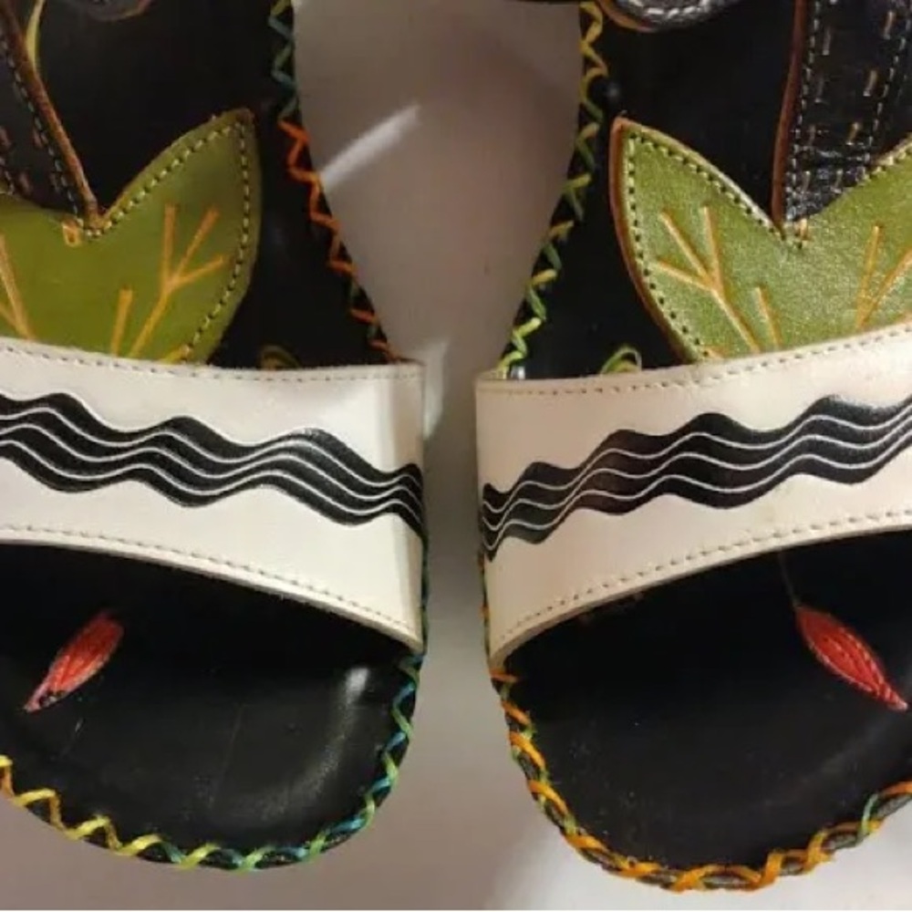 Elite By Corkys Pacific Leather Slip On Mules - Picture 3 of 4